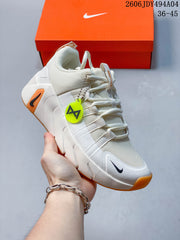 Nike Free Metcon 7 Training Shoes, White and Orange, II7405