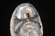 Balenciaga 3XL Chain Sneakers in Silver and Grey