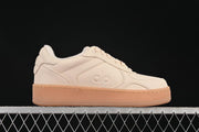 Alo Yoga Recovery Mode Low-Top Sneakers in Cream and Gum