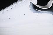 Alexander McQueen Oversized Sneakers White Black Heel