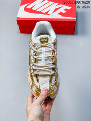 Nike Initiator Running Shoes in White and Gold