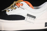 VESSEL x Snowflake Platform Sneakers in White and Black