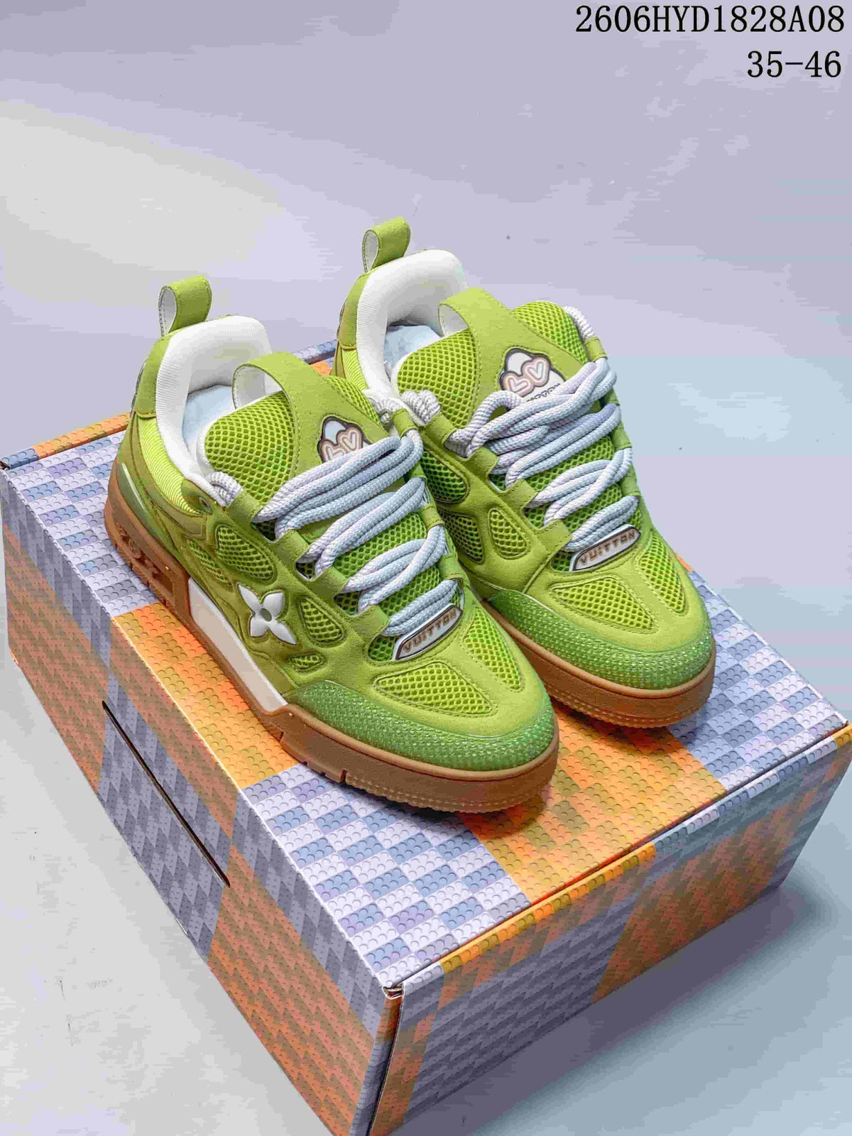 Louis Vuitton Trainer Sneaker in Lime Green