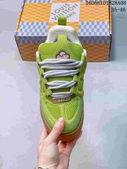 Louis Vuitton Trainer Sneaker in Lime Green