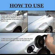 Car Body Dent Remover Suction Cup Puller | Paintless Dent Repair Tool | Black & Orange