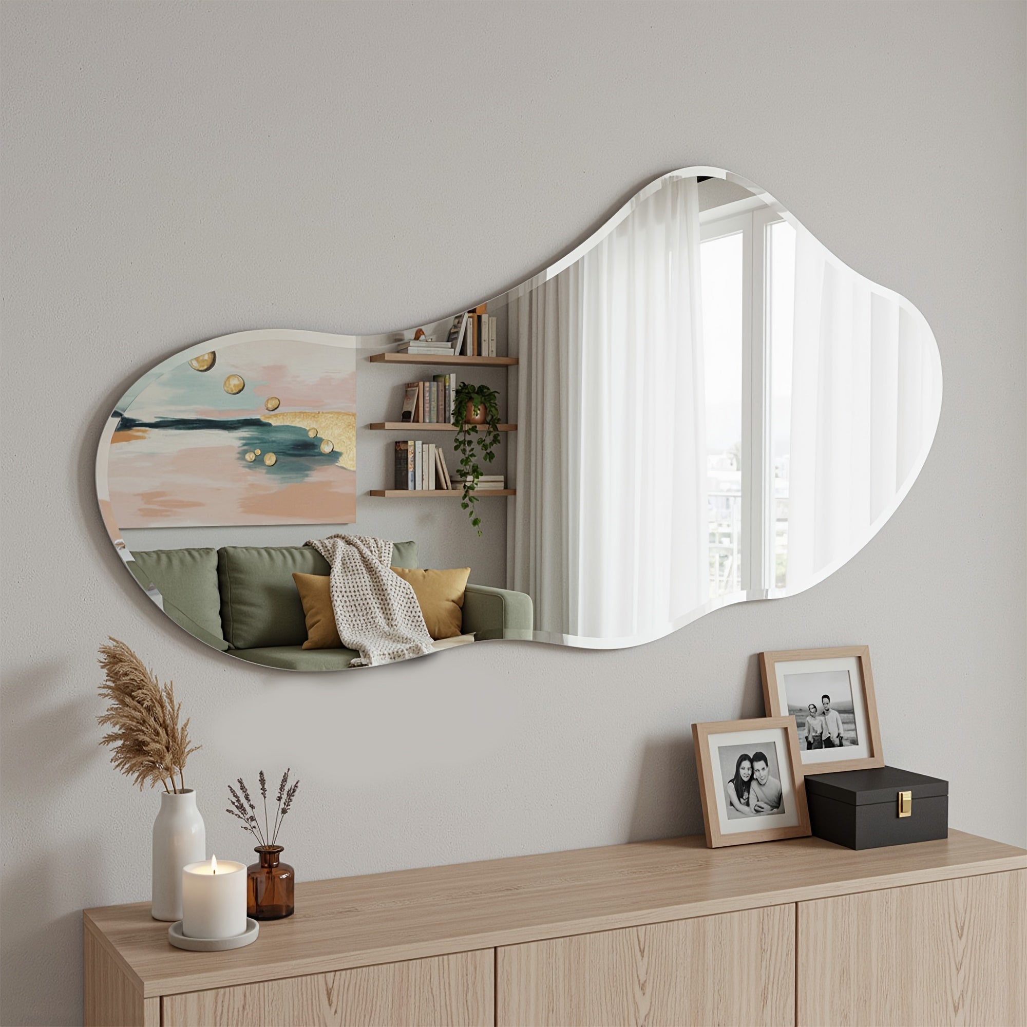 Furnbar Irregular Wall Mirror, 22\