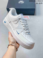 Nike Air Force 1 '07 Low White Reflective Swoosh Sneakers