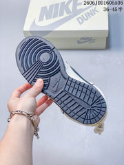 Nike SB Dunk Low White Navy Gray Sneakers YX5066-286