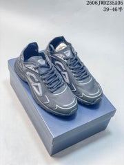 Dior B30 Grey Mesh Low-Top Sneakers JGD101-GDG