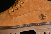 Timberland TB10069-1 Yellow Fleece-Lined Mid-Top Boots