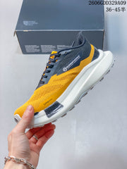 The North Face Hedgehog VECTIV Hiking Shoes, Yellow and Gray