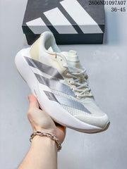 adidas Adizero Evo SL Running Shoes, White/Silver, 06ND1097A07