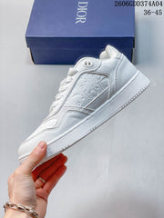 Dior 06GDD374A04 White Low-Top Sneakers