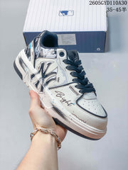 MLB Chunky Liner Low-Top Sneakers, White and Navy