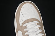 Alo Recovery Mode Low-Top Sneakers in White and Beige