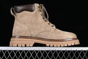 Timberland TB10082 Khaki Mid-Top Lace-Up Boots