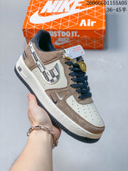 Nike Air Force 1 Low Supreme Print Gray White BV1858-018
