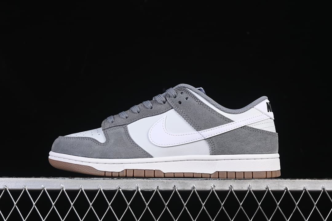 Nike SB Dunk Low White Grey Skate Shoes IB6399-001