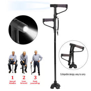 Electronics & Gadgets Aluminum alloy with Led light non-slip foldable walking stick