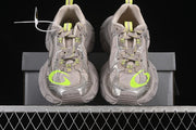 Balenciaga 3XL Sneakers in Taupe and Fluorescent Yellow