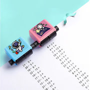 Math Learning Roller Stamp for Kids – Adjustable Numbers Practice Tool