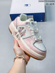 MLB Chunky Liner Basic Pink Platform Sneakers