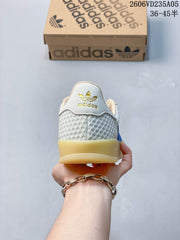 adidas Samba JS3931 Sneakers in White and Blue