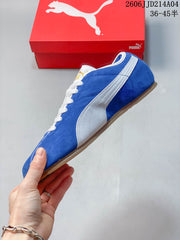 Puma Tackle Retro Low-Profile Sneakers Blue White 404456-02