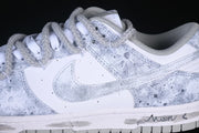 Nike SB Dunk Low “Moon” Sneakers, White and Grey, DD1873-113