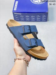 Birkenstock Two-Strap Sandals in Blue, 06ND245A05
