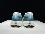On Cloudboom Max Running Shoes in White and Lake Blue