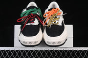 VESSEL x Snowflake Platform Sneakers in White and Black