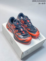 Salomon JLD342A02 Trail Running Shoes, Navy and Orange