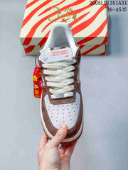 Nike Air Force 1 Low Year of the Horse Sneakers in Gray