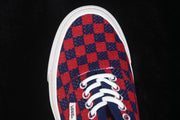 Vans LX Authentic 44 EK Sneakers Punch Check Red Blue VN000EJCRDB