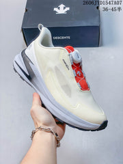 DESCENTE Running Low-Top Shoes, Cream and Red, 06JXD1547A07