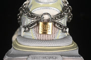 Balenciaga 3XL Chain Sneakers in Silver and Grey