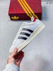 Adidas Superstar Snake-Pattern Low-Top Sneakers JR8036