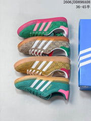 adidas Gazelle Low-Top Sneakers, Gucci Pattern, Style JDD898A08