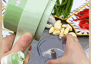 4-in-1 Electric Food Chopper & Vegetable Slicer Set – Handheld Garlic Mincer with Peeler & Cleaning Brush