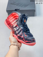 Nike Air Foamposite Pro Basketball Shoes Navy Red