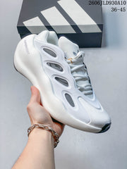 adidas Hyperboost Sneakers in White and Gray