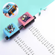 Math Learning Roller Stamp for Kids – Adjustable Numbers Practice Tool