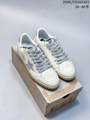 Golden Goose Super-Star White Glitter Star Sneakers 2606JVD383A03