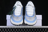 Off-White ODSY-2000 Grey and Blue Retro Running Sneakers