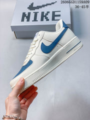 Nike Air Force 1 Low DD1982-367 White Blue Sneakers