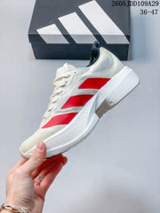 Adidas Adizero Adios Pro 4 White Red Running Shoes
