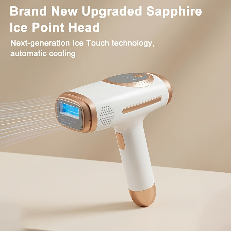 IPL Hair Removal Device with Cooling Care Function, Permanent Hair Removal for Men And Women, 999, 999 Flashes -Free IPL Hair Remover, Underarm Legs Arms Bikini Line Hair Removal Device