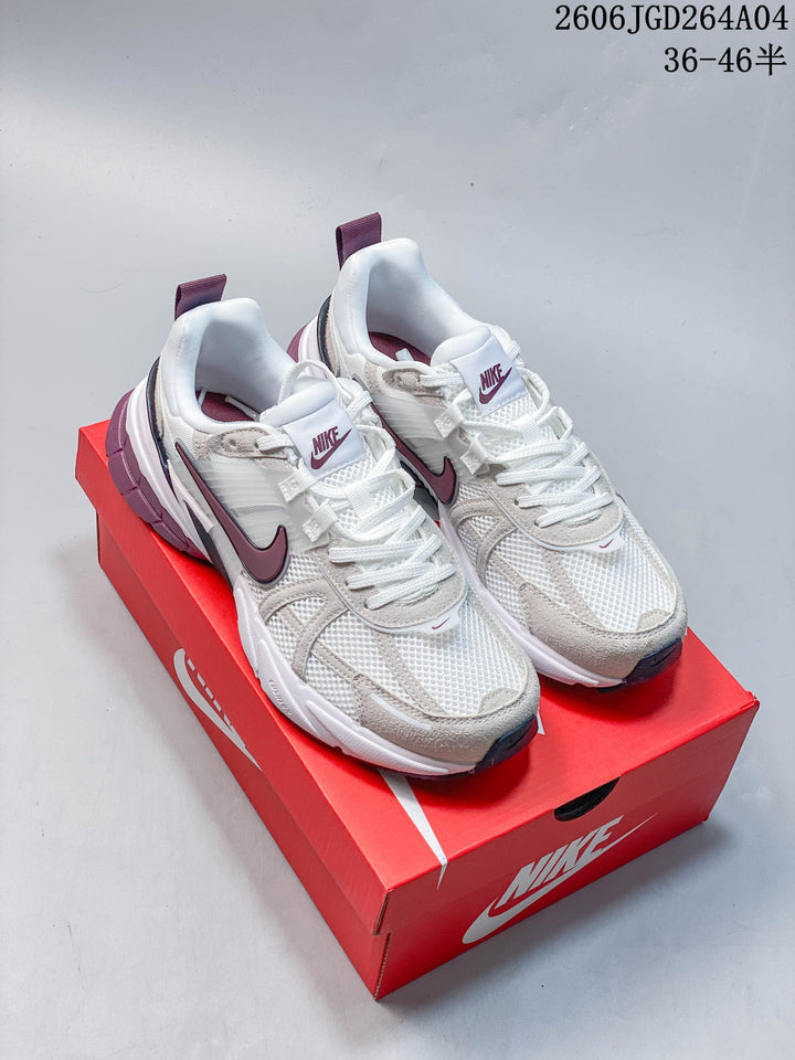 Nike V2K Run Women's Sneakers White Plum 06JGD264A04