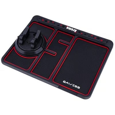 4-in-1 Car Anti-Slip Phone Pad | Phone Holder + Aromatherapy + License Plate + Glow Mat